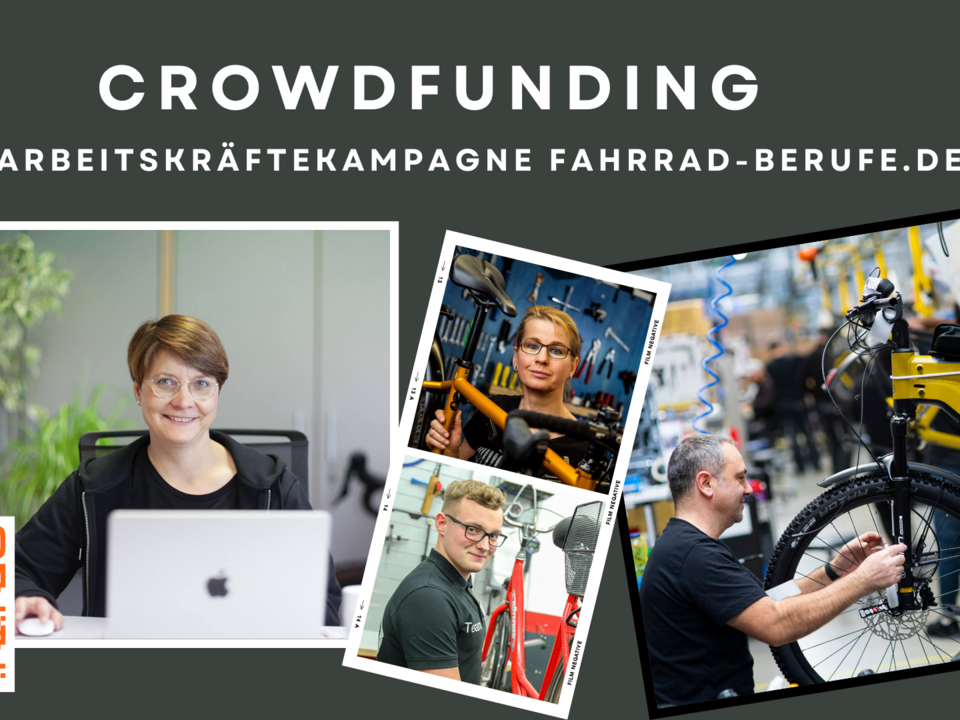 Bilder von verschiedenen Arbeitsfeldern, Crowdfunding Arbeitskräftekampagne 