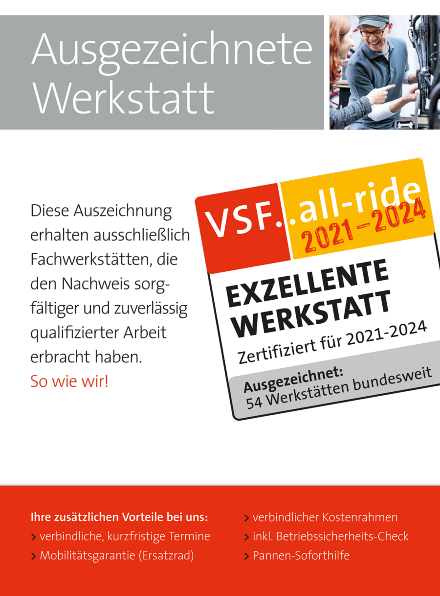 Plakat VSF all-ride Werkstatt
