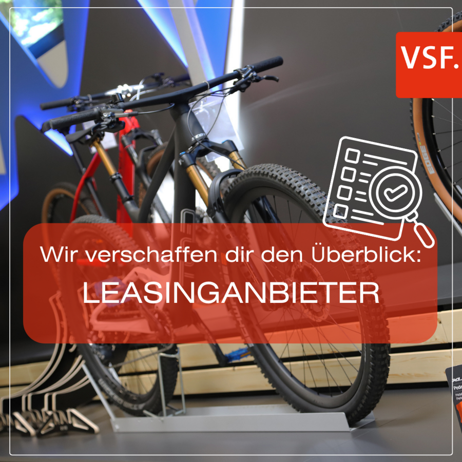 Bild mit Fahrrad und Überschrift Leasinganbieter-Übersicht 